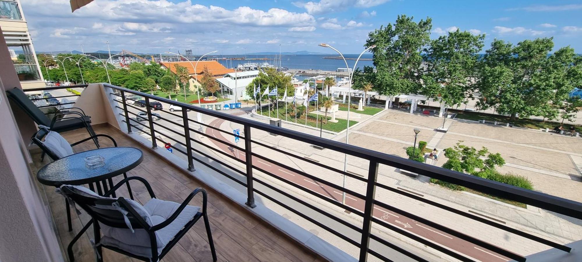 Amazing Sea View Apartment In The City Center! Александруполіс Екстер'єр фото